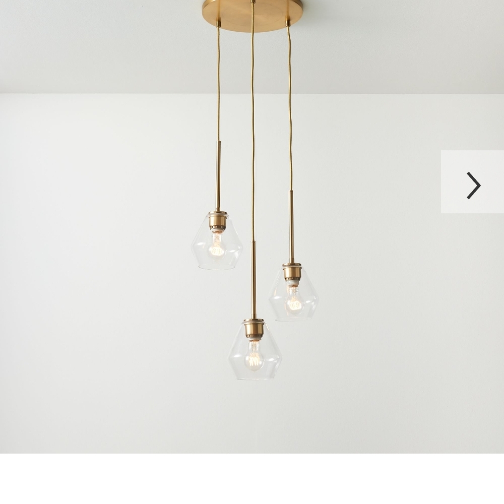Modern Gold Pendant Light Fixture